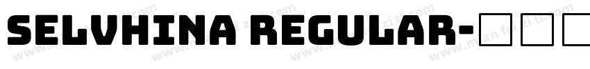 Selvhina Regular字体转换
